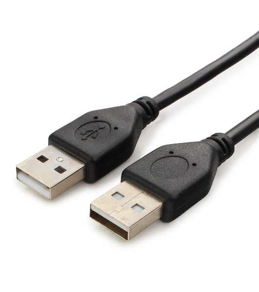 Кабель USB2.0 Pro Cablexpert CCP-USB2-AMAM-6, AM/AM, 1.8м, экран, черный, пакет