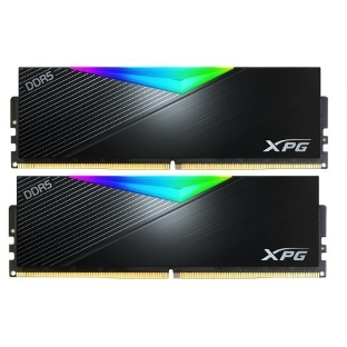 Оперативная память XPG Lancer, DDR5, 64GB (2x32GB), 6400MHz, CL32, DIMM, с радиаторами, RGB, черный