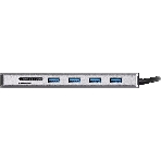 USB-концентратор VCOM CU4706, USB Type-C, HDMI/DP/USB3.0/TC/USB2.0/RJ45/SD/TF/PD/3.5 мм jack, USB Type-C, фото19