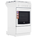 Плита газовая De Luxe 5040.33Г (КР) ЧР белый, конфорок 4 газовых, духовка 43 л, 50 см x 85 см x 50 см, фото3