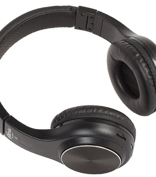 Беспроводные/проводные наушники Ritmix RH-475BTH черный, накладные, Bluetooth + проводной, складная конструкция, до 6 ч