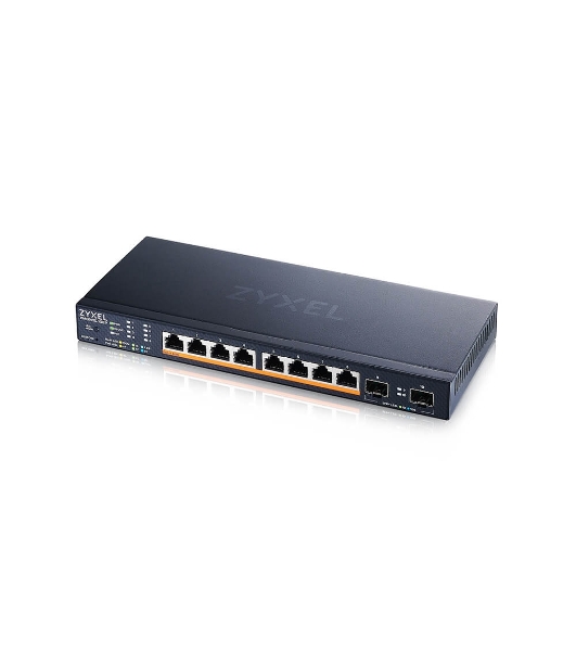 Коммутатор Zyxel XMG1915-10EP-EU0101F (L2+) 8x2.5 Гбит/с 2SFP+ 8PoE++ 130W управляемый