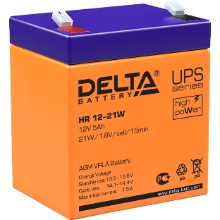 Батарея для ИБП Delta HR 12-21W (12V, 5Ah)