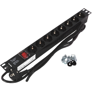 Блок распределения питания NTSS NTSS-PDU-DA2032 гор.размещ. 8x базовые 16A Schuko 1.8м