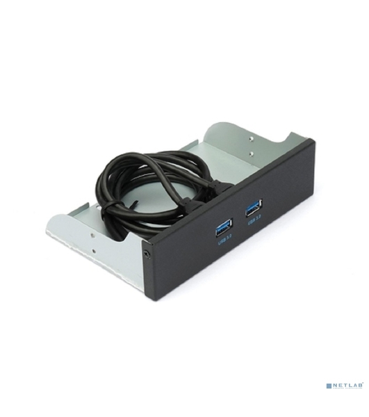 Планка USB 3.0 на переднюю панель 5.25' Gembird FP5.25-USB3-2A, USB, 2xUSB-A 3.0, USB