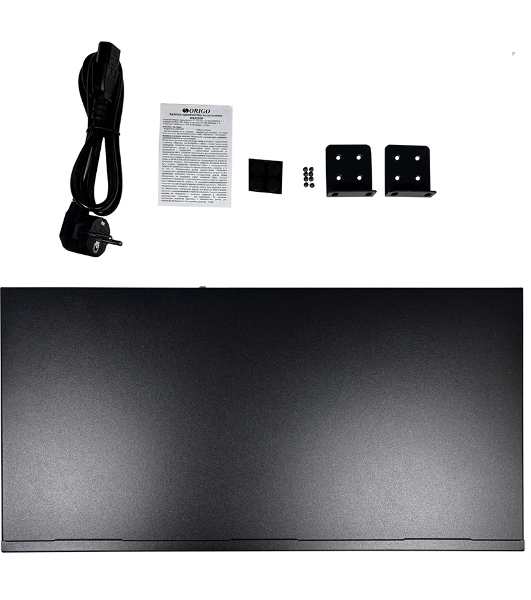 Коммутатор Origo OS2228P/370W OS2228P/370W/B1A (L2) 26x1 Гбит/с 2SFP 24PoE+ 370W неуправляемый