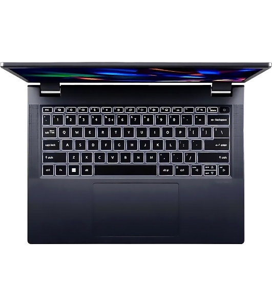 Ноутбук Acer TravelMate TMP414-53-58P2 14'(1920x1200 (матовый) IPS)/Intel Core i5 1335U(1.3Ghz)/16384Mb/512PCISSD Gb/noDVD/Int:Intel HD/Cam/BT/WiFi/56WHr/war 1y/1.4kg/Silver/NoOS