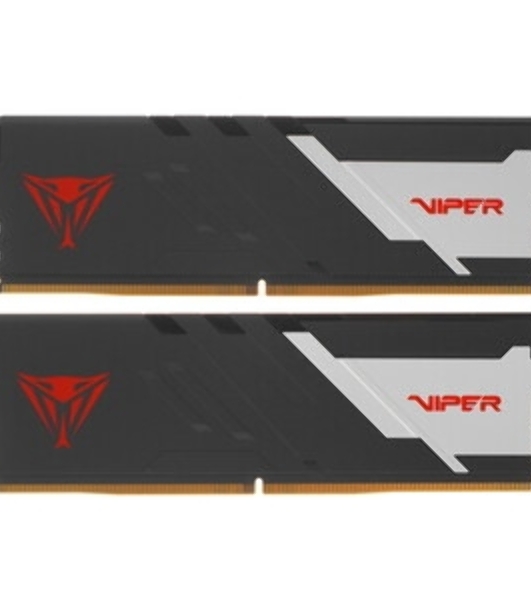 Оперативная память Patriot Viper Venom, DDR5, 32Gb (2x16Gb), 6400MHz, CL32, DIMM, с радиаторами, RGb, черный