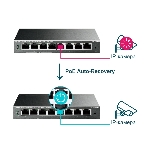Коммутатор TP-Link SMB TL-SG108PE Easy Smart гигабитный 8-портовый коммутатор с 4 портами PoE, фото8