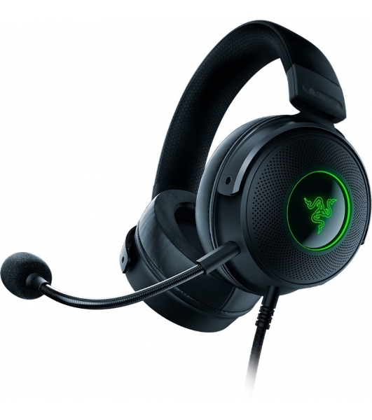 Гарнитура Razer Kraken V3 чёрный, проводная, USB, подсветка