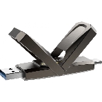 Флешка USB Netac US5 (NT03US5C-256G-32TA), 256Gb, USB 3.2/TypeC, R/W/ 550/500, черный, фото11