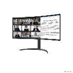 Монитор 34' LG UltraWide 34WR55QK-B VA 3440x1440, 100 Гц, 5 мс, 21:9, 300 кд/м², DP 1.4, 2xHDMI 2.0, USB Type-C, USB Hub, изогнутый экран (1800R), черный, фото10