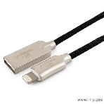 Кабель USB Cablexpert для Apple CC-P-APUSB02Bk-0.5M, MFI, AM/Lightning, серия Platinum, длина 0.5м, черный, блистер, фото3