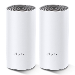 Домашняя Mesh Wi-Fi система TP-Link Deco E4 (3-Pack), 1167 Мбит/с (5 ГГц: до 867 Мбит/с + 2,4 ГГц: до 300 Мбит/с), 2 порта 100 Мбит/с, 2 встроенные антенны на каждом модуле Deco, фото 1