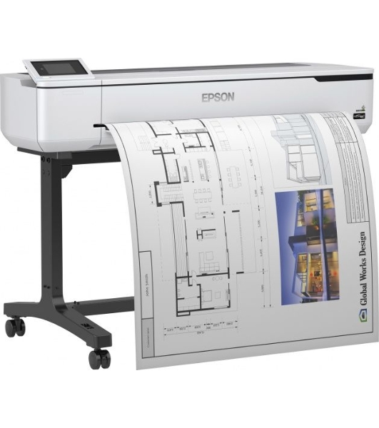 Плоттер струйный Epson SureColor SC-T5100, A0, цветной, 36', 1200x2400 dpi, USB, Gigabit Ethernet, WiFi