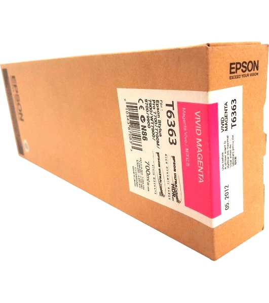 Картридж струйный Epson C13T636300 пурпурный (700 мл) для Stylus 7700, 7890, 7900, 9700, 9890, 9900, WT7900