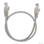 Патч-корд U/UTP, CAT 5e, RJ45-RJ45, 26AWG, ZH нг(А)-HF, серый, 0,5м Rexant, фото2