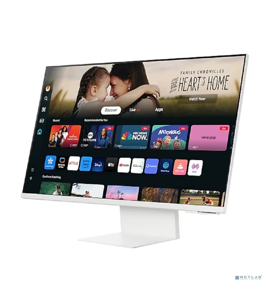 Монитор 32' Samsung M8 S32DM801UIXCI VA 3840x2160, 60 Гц, 4 мс, 16:9, 400 кд/м², 1xHDMI, 2xUSB-A, 1xUSB-C, белый