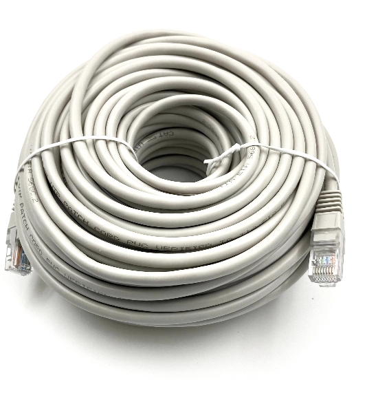 Патч-корд Buro UTP-5E-30M-G-LSZH серый UTP cat.5e RJ-45 (m)-RJ-45 (m) 30м