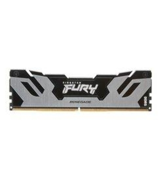Оперативная память Kingston Fury Renegade, DDR5, 16Gb (1x16Gb), 6400MHz, CL32, DIMM, с радиатором, серебристый/черный