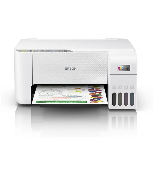 МФУ струйное Epson L3256 (C11CJ67407/C11CJ67414/C11CJ67421/C11CJ67519/C11CJ67504/C11CJ67524/C11CJ67516), A4 цветное, печ. до 10 стр/мин. (ч/б) до 5 стр/мин. (цвет), 1440 x 5760 dpi (печать) 1200x2400dpi (скан.), USB, Wi-Fi