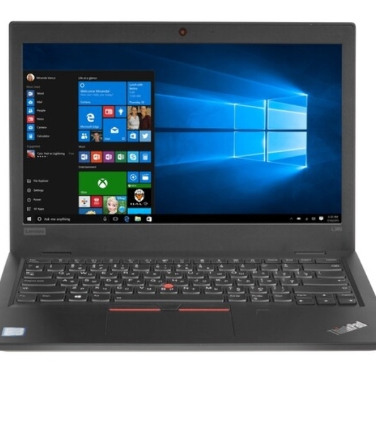 Клавиатура для ноутбука Lenovo X280 черная с подсветкой