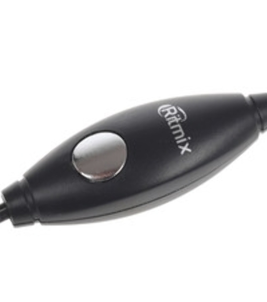 Проводные наушники Ritmix RH-199M черный, накладные, Jack 3.5 мм, регулировка громкости