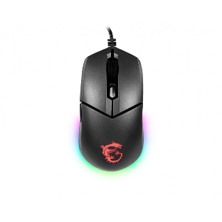 Мышь проводная MSI Clutch GM11 черный, 5000 dpi, USB, кнопки - 6
