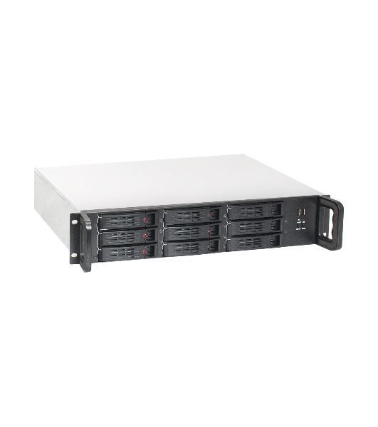 Серверный корпус ExeGate Pro EX285223RUS 2U650-HS09 (RM 19', высота 2U, глубина 650, БП 2U-500ADS, 9xHotSwap, 2*USB)