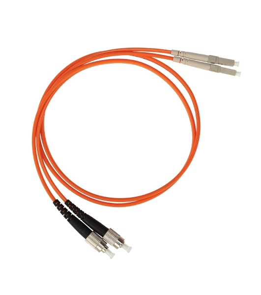 Патч-корд оптический переходной Rexant (MM), 50/125 (OM2), LC/UPC-FC/UPC, (Duplex), LSZH, 1м