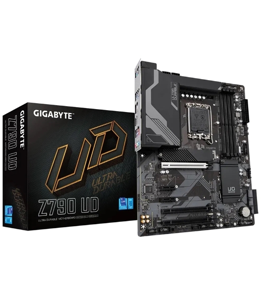 Материнская плата Gigabyte Z790 UD, LGA 1700, Intel Z790, 4xDDR5, 6xSATA, 3xM.2, 1xPCI-E 5.0 x16, 1xPCI-E 4.0 x4, 1xPCI-E 3.0 x1, 1xHDMI, 1xDP, 1x 2.5Gb LAN, 4xUSB-A 2.0, 4xUSB-A 3.2 Gen 1, 1xUSB-A 3.2 Gen 2, 1xUSB-C 3.2 Gen 2x2, 7.1, ATX