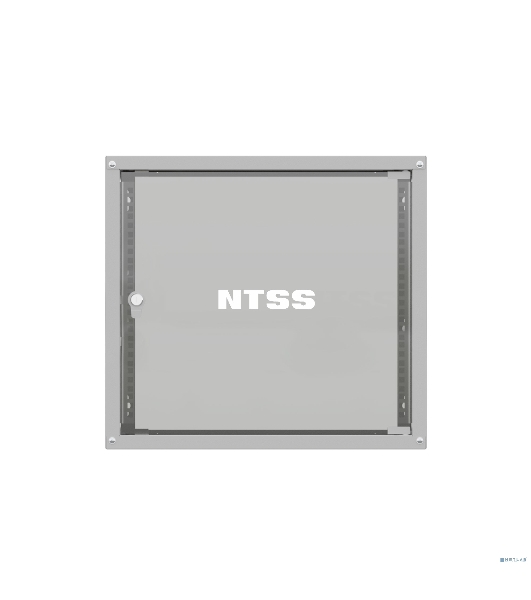 Шкаф коммутационный NTSS LIME (NTSS-WL15U5545GS) настенный 15U 550x450 мм пер. дв. стекл несъемн. бок. пан. 30 кг серый