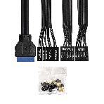 Корпус ExeGate BAA-503U2-AA500, Mini-Tower, чёрный, 1 x 80/90 мм, БП 500 Вт, фото12