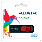 Флешка USB ADATA С008 (AC008-32G-RKD), 32Gb, USB 2.0, R/W 15/5, черный/красный, фото5