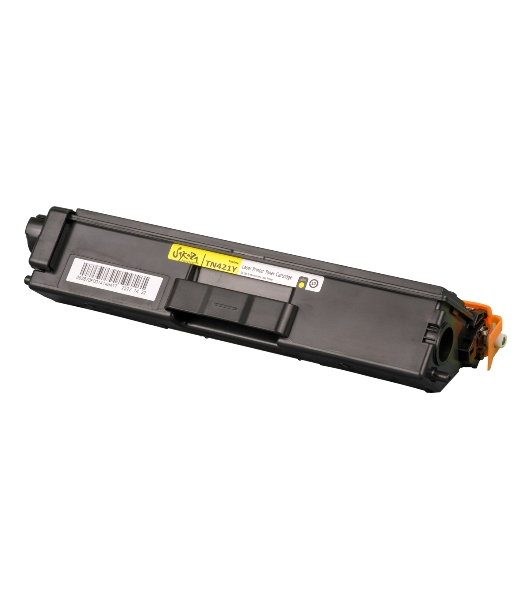 Картридж лазерный Sakura TN421Y для Brother HL-8260DCW, DCP-8410, MFC-8690, желтый, 1 800к.