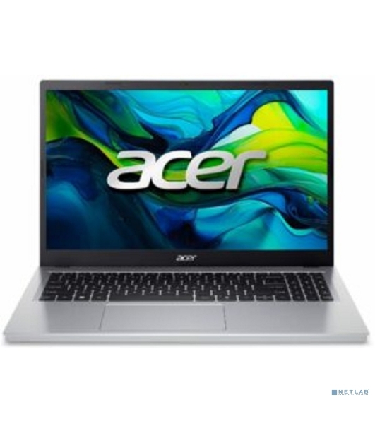 Ноутбук Acer Aspire Go 15 AG15-31P 15,6' FHD IPS i3-N305 8Gb SSD 256Gb Intel UHD Graphics Cam 50Вт*ч No OS Серебристый