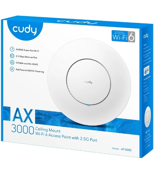 Точка доступа Cudy AP3000, белый