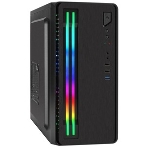 Компьютерный корпус Minitower ExeGate mEVO-7805-XP600 (mATX, БП XP600 с вент. 12см, 2*USB+1*USB 3.0, аудио, черный, с 2*RGb подсветкой), фото8