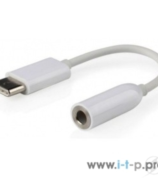 Переходник Cablexpert Переходник USB, USB Type-C/Jack3.5F, пакет (CCA-UC3.5F-01-W)