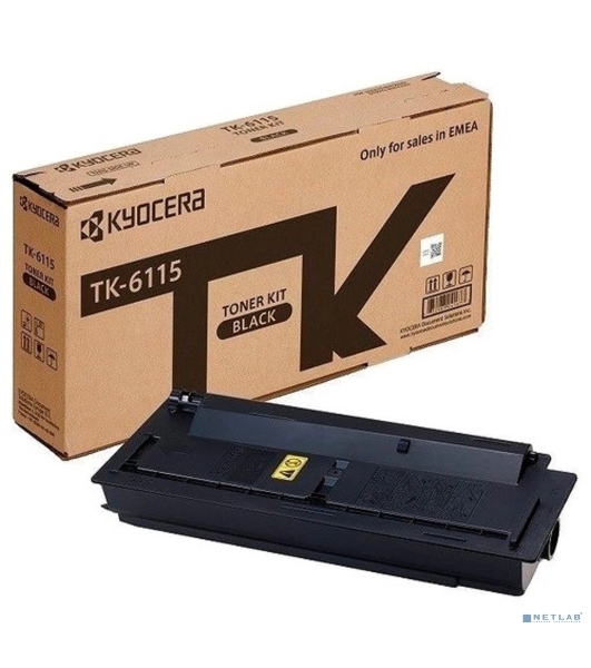 Картридж лазерный Kyocera TK-6115 (1T02P10NL0) черный для M4125idn/M4132idn 15000 стр.