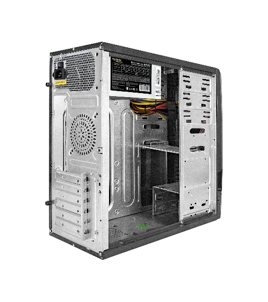 Компьютерный корпус Miditower ExeGate UN-604-UNS450 (ATX, БП UNS450 с вент. 12см, 2хUSB+2хUSB 3.0, аудио, черный)