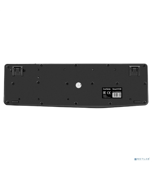 Клавиатура проводная ExeGate EX298364RUS Smart K120 (USB, полноразмерная, влагозащищенная, 104кл., Enter большой, длина кабеля 1,6м, черная, RTL)