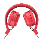 Беспроводные/проводные наушники Hoco W25 красный, полноразмерные, Bluetooth + проводной, до 12 ч., фото6