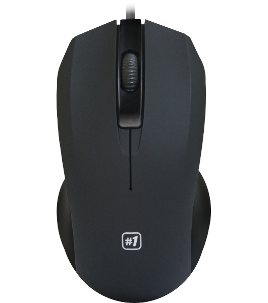 Мышь проводная Defender MM-310 черный, 1000 dpi, USB, кнопки - 3