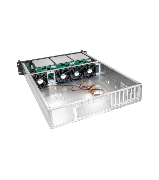 Серверный корпус ExeGate Pro EX285223RUS 2U650-HS09 (RM 19', высота 2U, глубина 650, БП 2U-500ADS, 9xHotSwap, 2*USB)