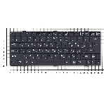 Клавиатура для ноутбука Fujitsu LifeBook P7010 черная, фото 1