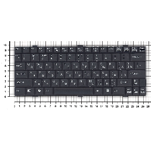 Клавиатура для ноутбука Fujitsu LifeBook P7010 черная
