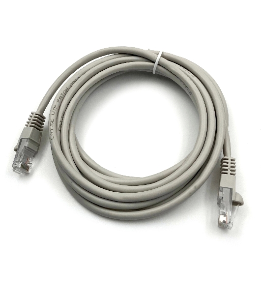 Патч-корд KingPrice KP-PC-c5e-3m-g UTP 4 пары cat.5E CCA molded 3м серый RJ-45 (m)-RJ-45 (m)