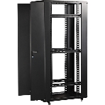 Шкаф 19' Business, 27U 600x800, черный, передняя дв. перфорир., задняя дв. распашная перфорир., фото 1
