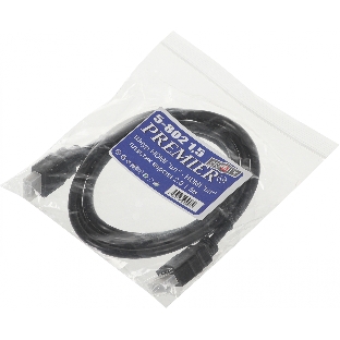 Кабель соединительный аудио-видео Premier 5-802 HDMI (m)/HDMI (m) 1.5м. черный (5-802 1.5)